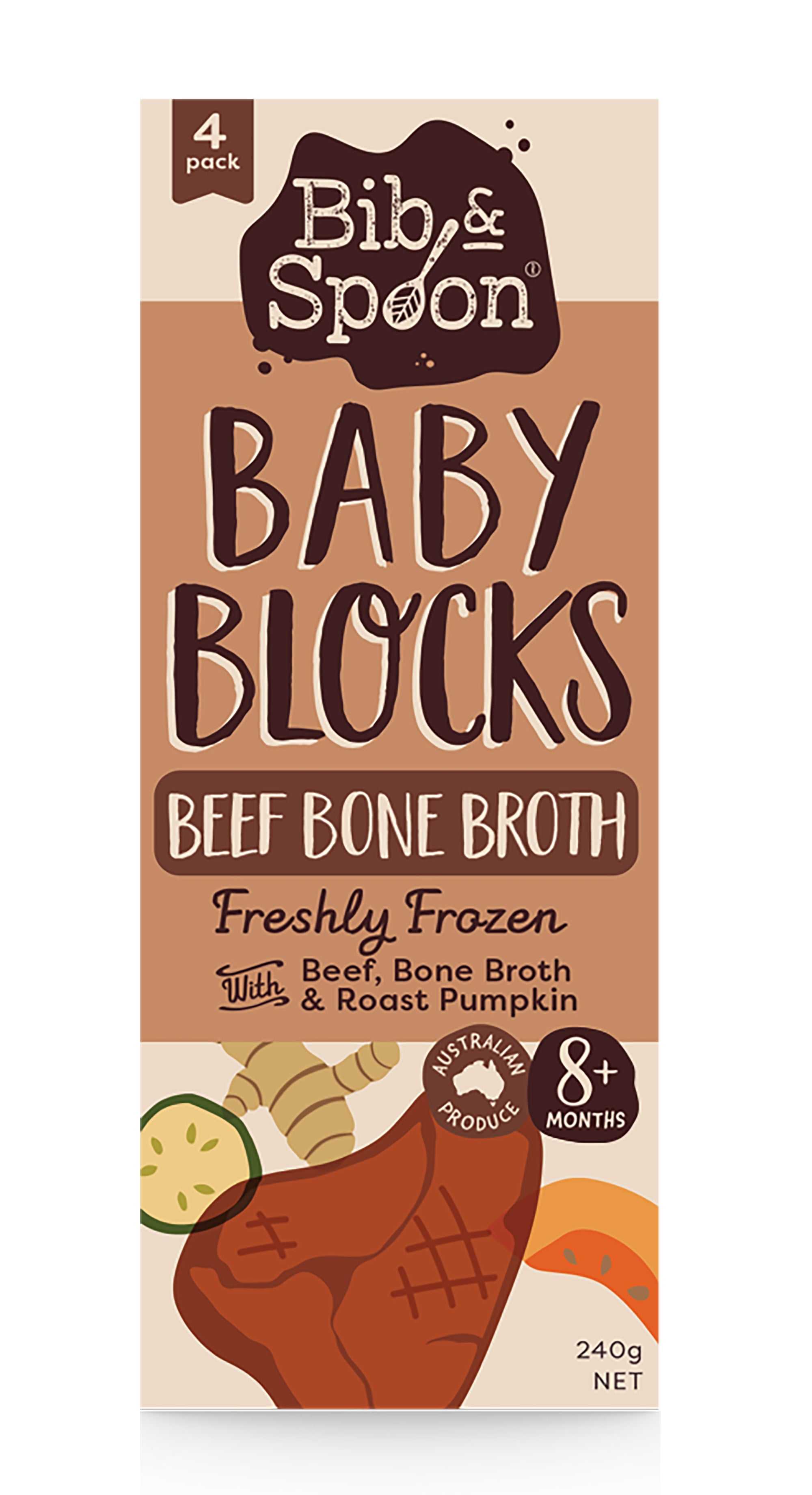 Bib & Spoon Beef Bone Broth 240g